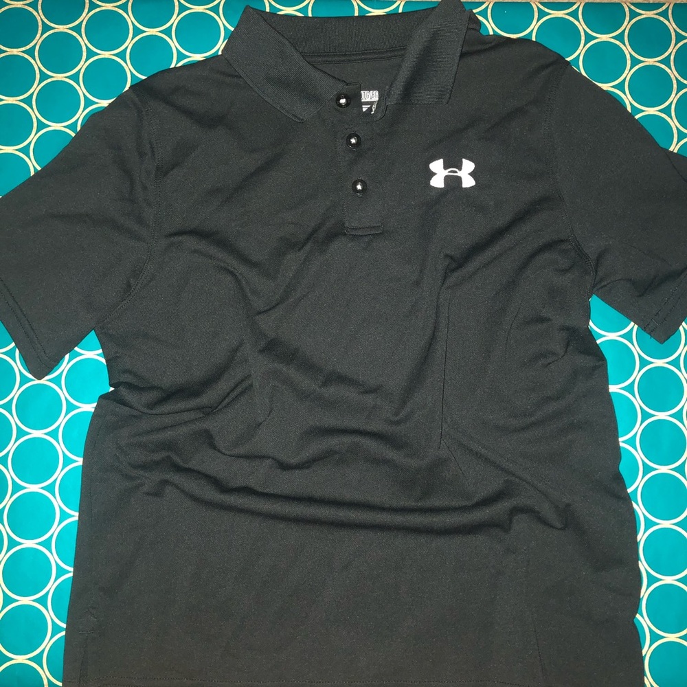Black Under Armour collar shirt